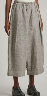 TOOGOOD The Baker Trousers British spun Houndstooth Cloth cotton linen XS