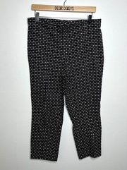 Jules & Leopold Polka Dot Patterned Capri Pants