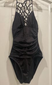 Black One Piece Bathing Suit