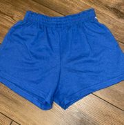 Blue Athletic Shorts For Petite Women