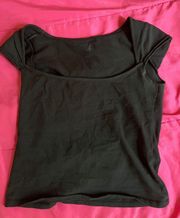 Brandy Melville Black Ella Top