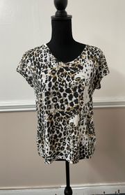 s Weekend Animal Print Tee