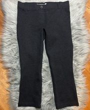 Betabrand Crop Classic Dress Pant Yoga Pants Black Size Small