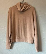 Cowl neck Tan Sweater Gentle Fawn anthropology top