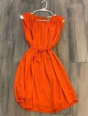 Forever 21  orange dress with tie