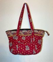 Paddy Bag Vintage RARE Retired Pattern Red Coin Fall 1999