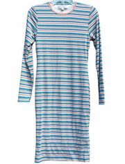 NWT Velvet Torch LA Striped Long Sleeve Dress M