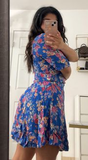 Blue Floral Dress