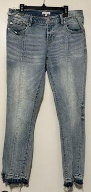 Dear John distressed Erin slim straight jeans size 29