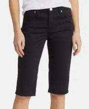 Vince 5 Pocket Bermuda denim shorts in black size 24