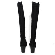 Stuart Weitzman Genuine Suede Stretch Panel Over The Knee High Heel Boots Shoes 