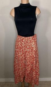 New. B.O.G. Collective floral wrap skirt. Retails $99. Small.