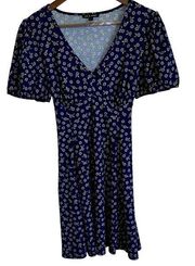 As you wish, navy floral, A-line dress juniors large