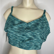 Outdoor Voices Womens Size XXXL Flow Athletic Bralette Patina Mix Athleisure NWT