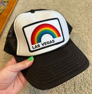 Las Vegas Rainbow Trucker Hat