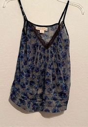 STARING AT STARS Anthropologie Women's S share floral, Lacey Cami tank top ￼