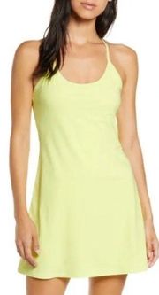 Outdoor Voices Neon Yellow/Green Athleisure Dress w/Built-In Shorts sz S