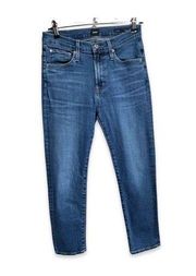 Edwin Anthropologie Womens Blue Jeans Elin Crop Straight Size 25