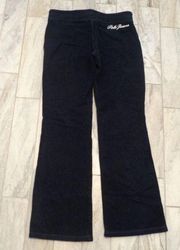 NEW Polo Jeans Co. women's small navy fleece lined sweatpants MSRP $75