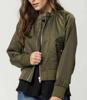 Free People Midnight Moss Bomber Jacket Sz. XS