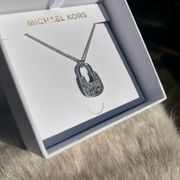 Michael Kors lock pendant necklace​​​