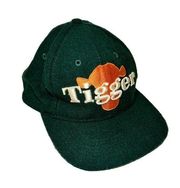 Vintage Disney Tigger Hat Snapback Winnie the Pooh Wool Cap Green Mickey Inc