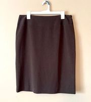 RAFAELLA | Chocolate Brown Pencil Skirt Sz 12