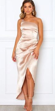 Willow Wrap Dress Champagne