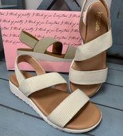 Kenzie Emme Natural Ladies Sandals