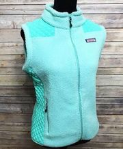 Vineyard Vines Teal Quilted Vest- Size Small