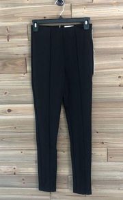 NWT Line & Dot Pleated Legging Trouser Size XS