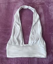 Textured Halter Top Party Going Out Tank