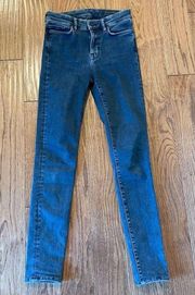 All Saint grace dark wash skinny jeans size 25