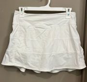 Lululemon White Tennis Skirt