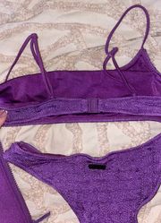 Dark Purple Bikini Set