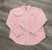 Pink Button Down Shirt: Blouse