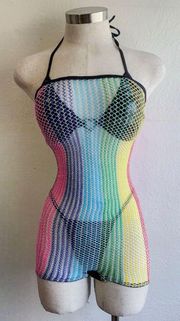 Shimmer Time Lurex Rainbow Romper