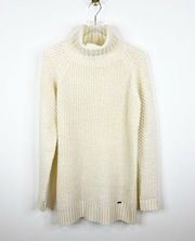 Barbour Fortitude Tunic Wool Sweater 14 Cream *FLAWED*