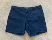 Dockers high rise blue shorts in size 14