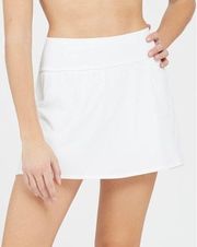 Spanx Get Moving Skort White Skirt Shorts Exercise Sports Tennis Running Mini XS