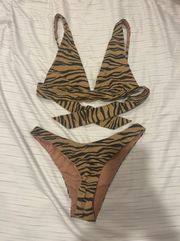 Tiger Print Bikini