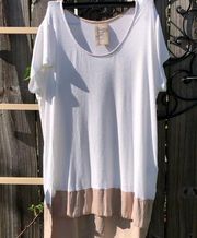 Anthropologie Dolan Short Sleeve Tunic length T-Shirt L