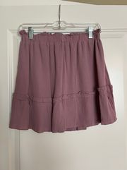 Lilac Mini Skirt