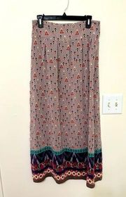 Anthropologie Heyhoe Conjuror 100% Silk Skirt