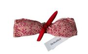 MARC BY MARC JACOBS Red Cream Floral Bow Bikini Top Sz M