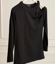 Buckle Up Cold Shoulder Top in Black, size XL, Brand New!