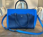 MCM Epi leather large tote bag with cross body strap