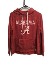 Alabama Crimson Tide Colosseum Women's Nollie Raglan Pullover Hoodie Crimson M