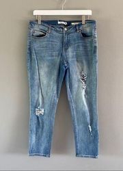 Wild Blue Skinny Jeans Blue Sz 11