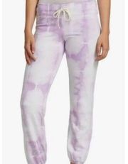 Sundry NWT  Pants Womens Tie-Dye Sweatpants Joggers Lilac Purple White Size Small